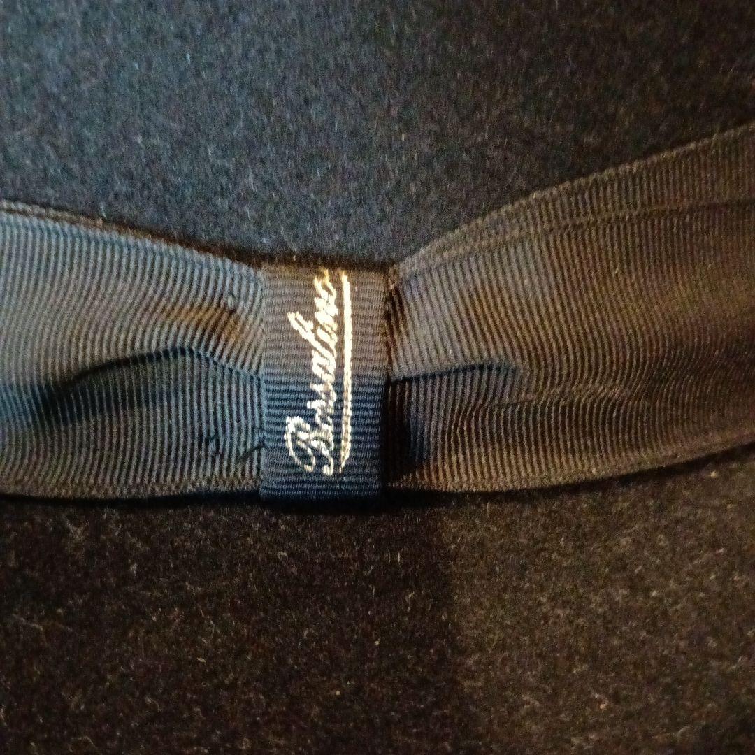 Borsalino ラビットファー　ハット 黒