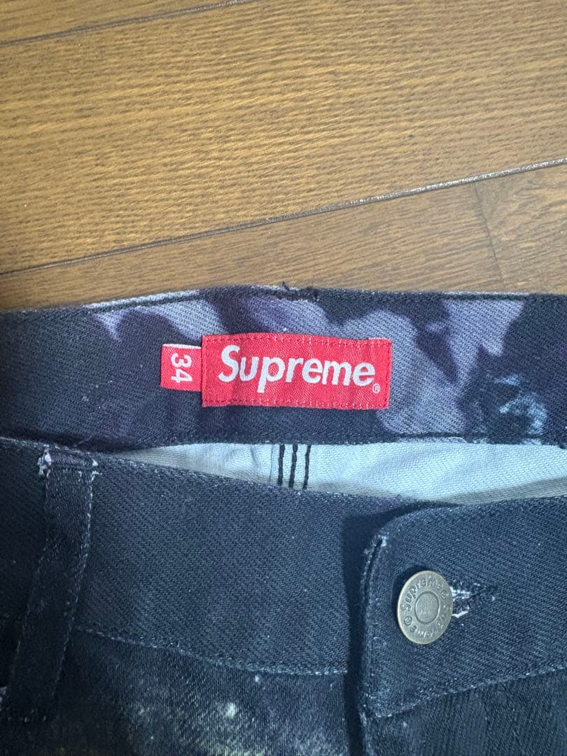 【新品・34】Supreme Eagle Double Knee Pant 黒