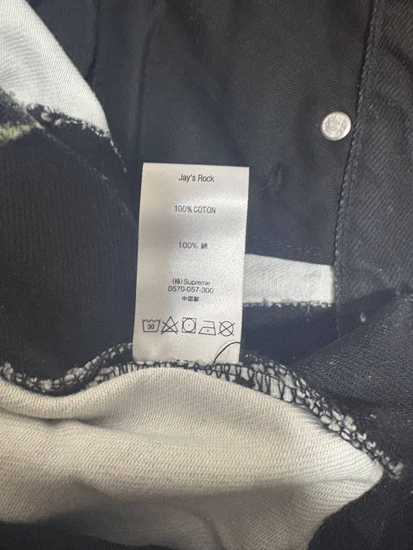 【新品・34】Supreme Eagle Double Knee Pant 黒