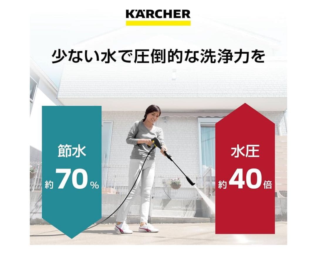 KARCHER 高圧洗浄機 K2 サイレント & MJJC 泡フォームガン