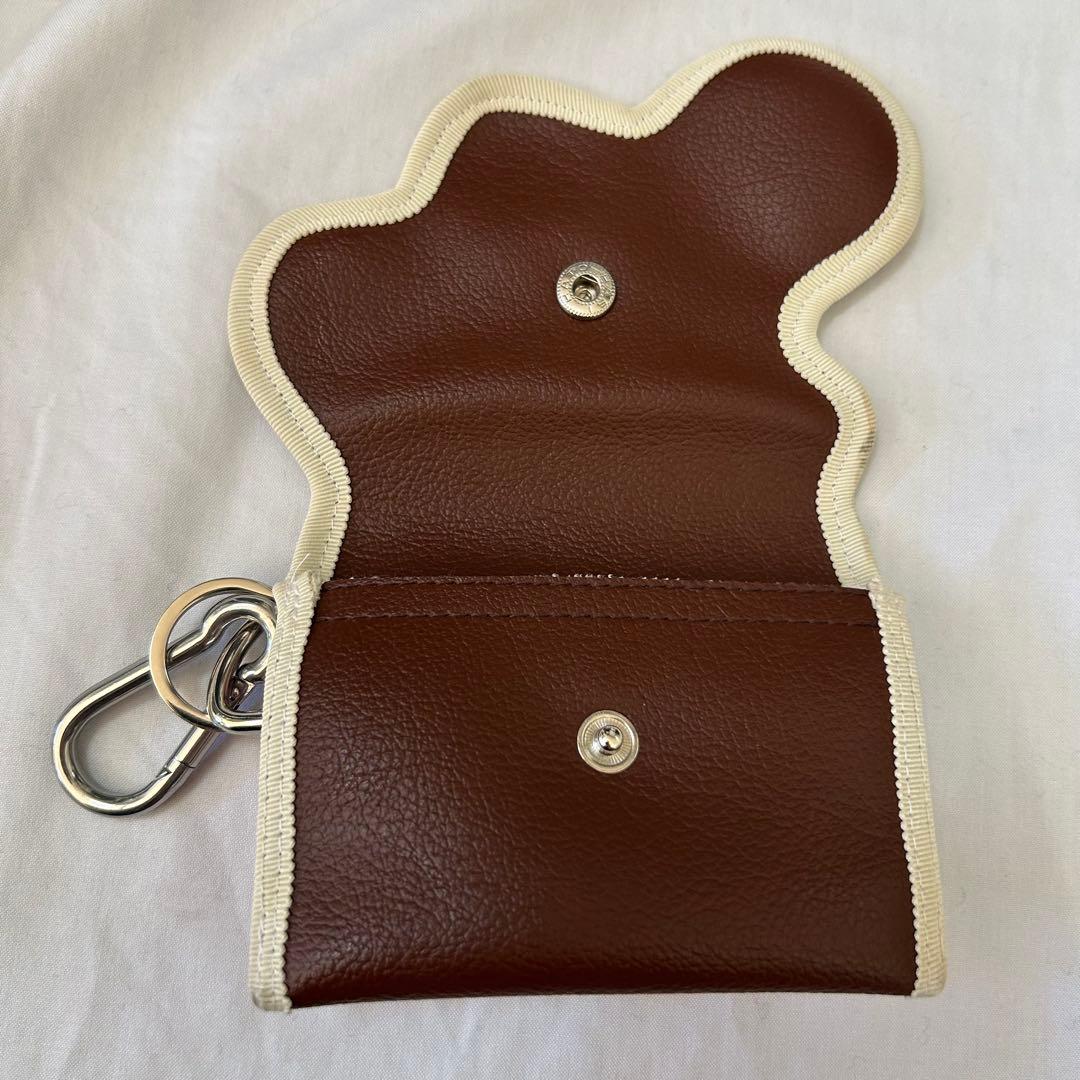 norienomoto broken wave purse ブラウン　ピンク