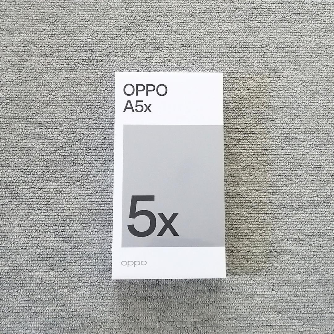 【新品未開封】OPPO A5x ブルー SIMフリー 128GB【非キャリア】
