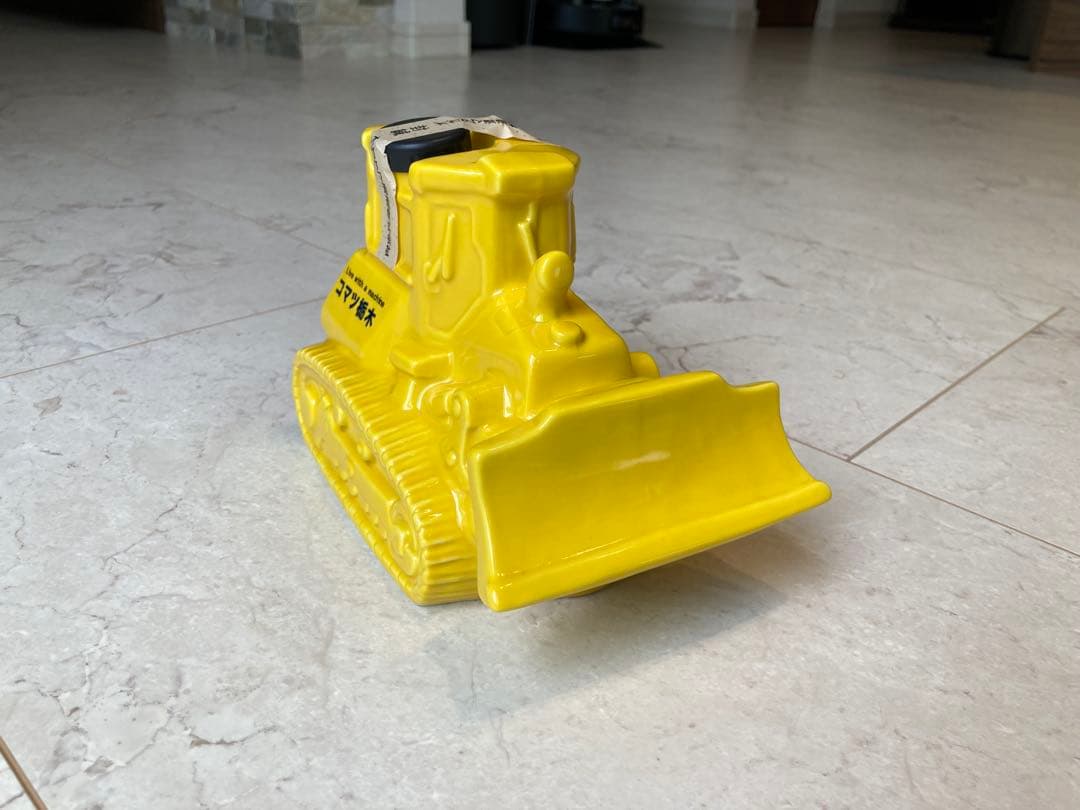 コマツ ブルドーザー型 ホイルローダー型 陶器製 焼酎 セット非売品