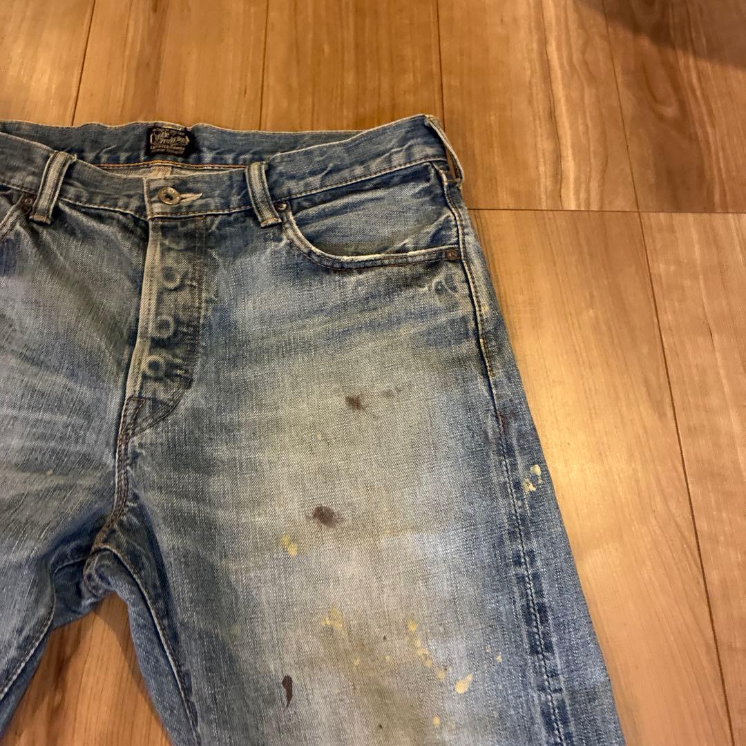 cootie デニム　リペア　ダメージ　34 36 Ｌ　ＸＬ③