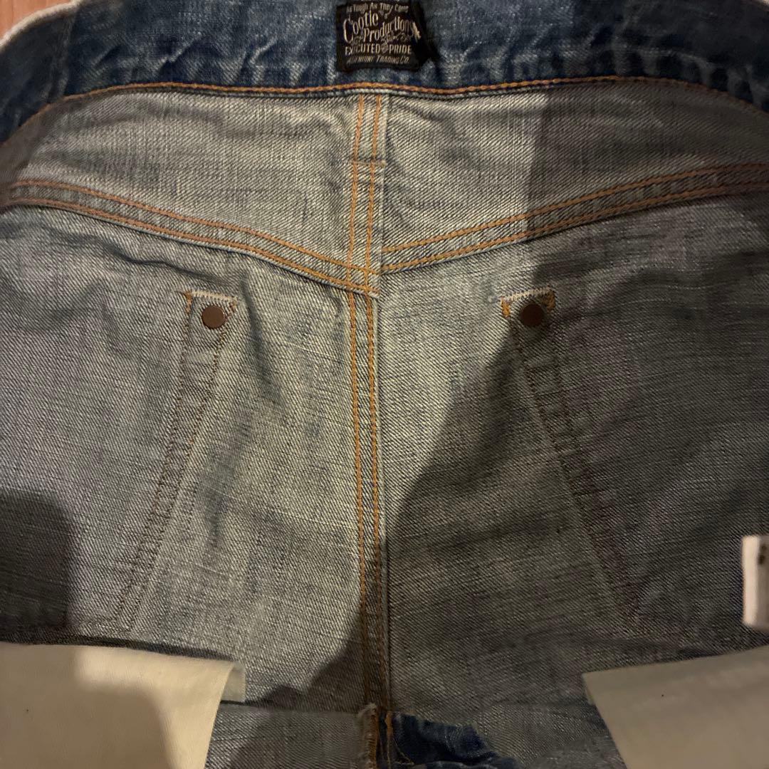 cootie デニム　リペア　ダメージ　34 36 Ｌ　ＸＬ③