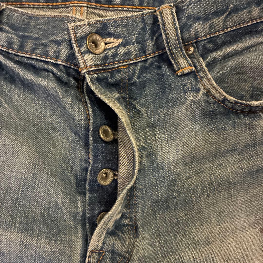 cootie デニム　リペア　ダメージ　34 36 Ｌ　ＸＬ③