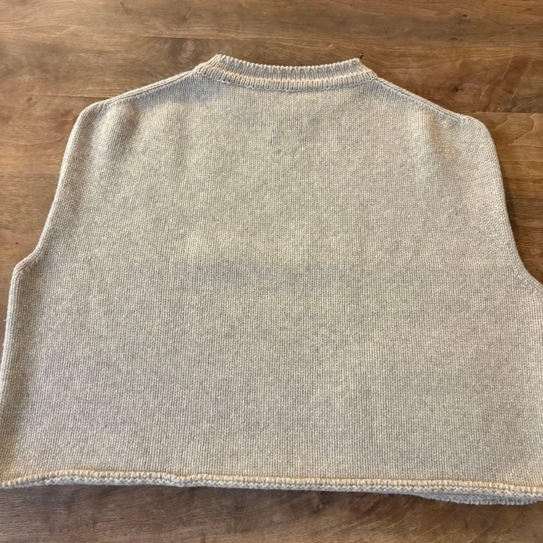 Atelier d'antan | ニットベスト〈 Rude 〉　ベージュ