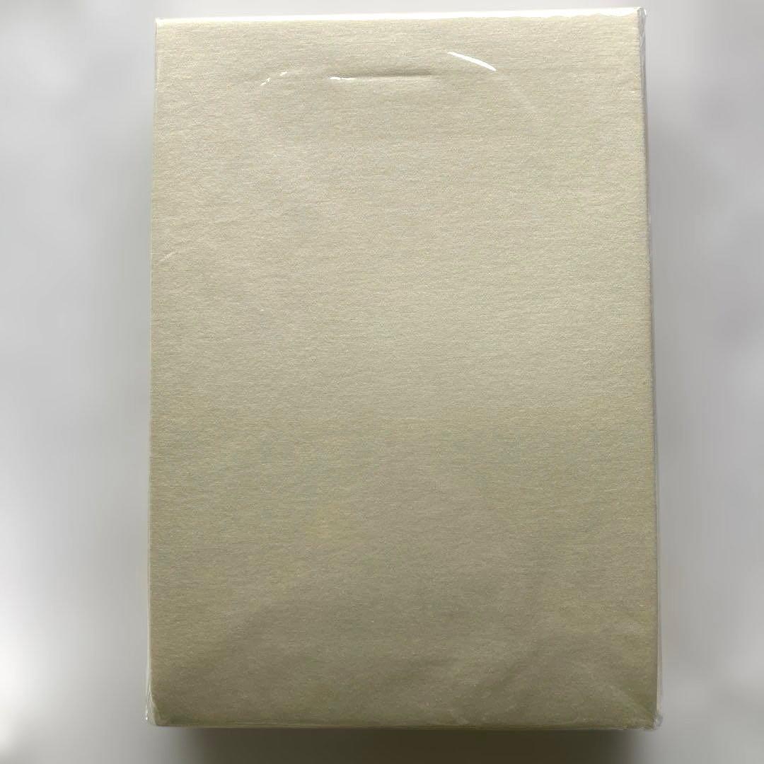 シモンズ　ファインラグジュアリーボックスシーツ　Ｑサイズ　ジャージーアイボリー