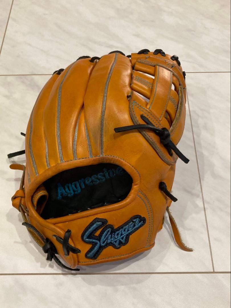 5*2様 スラッガー　グローブ　硬式　内野手用　オレンジ