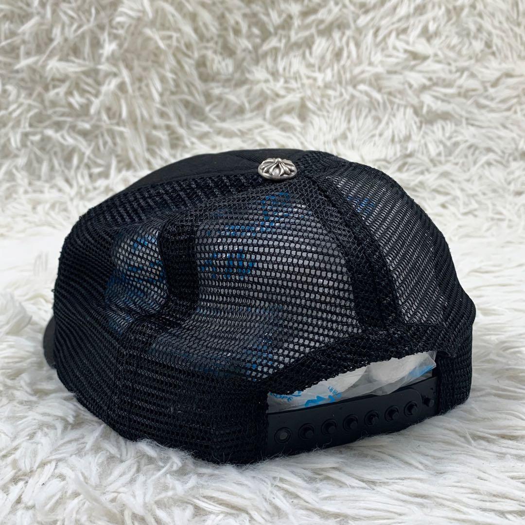 クロムハーツ トラッカーキャップ CHパッチクロスボール メッシュ ブラック