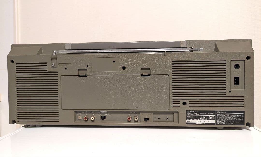 【ジャンク品】SHARP シャープ GF-490 ダブルラジカセ ラジカセ