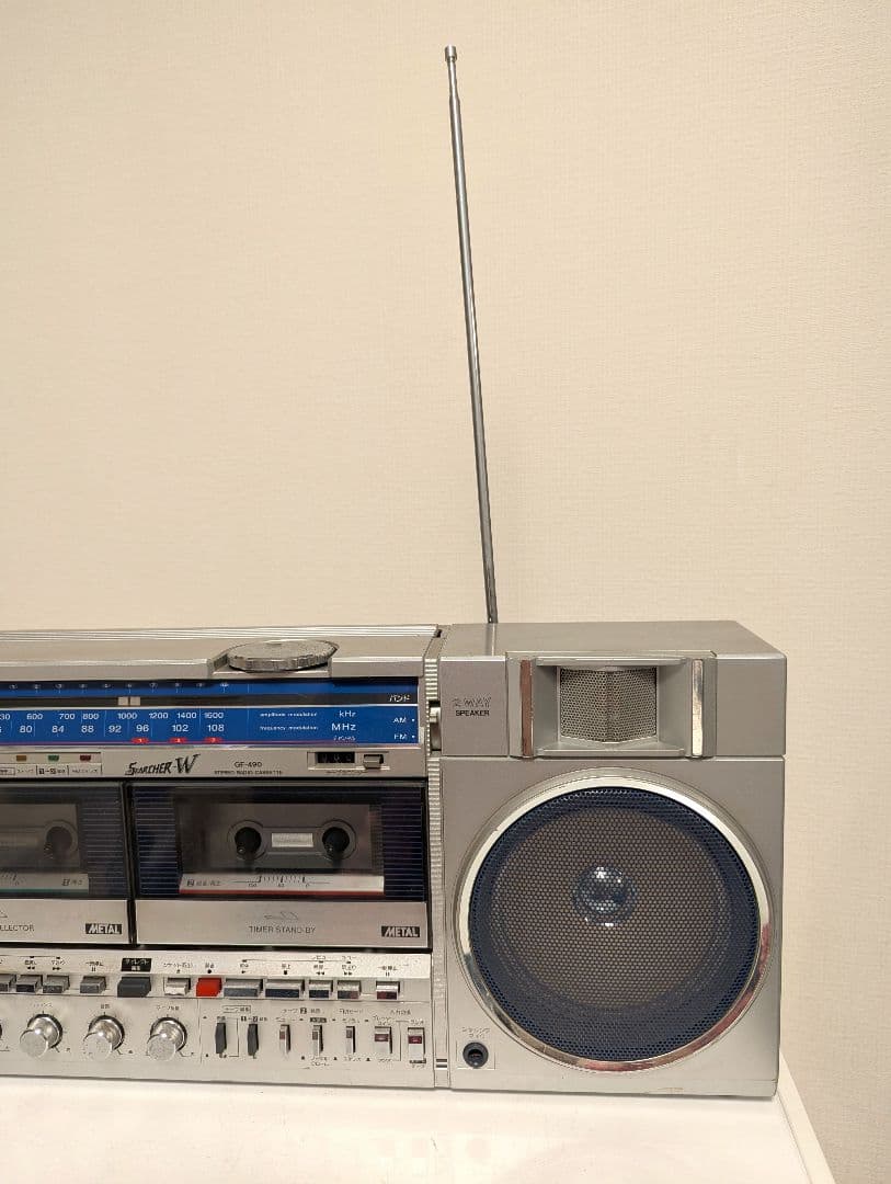 【ジャンク品】SHARP シャープ GF-490 ダブルラジカセ ラジカセ