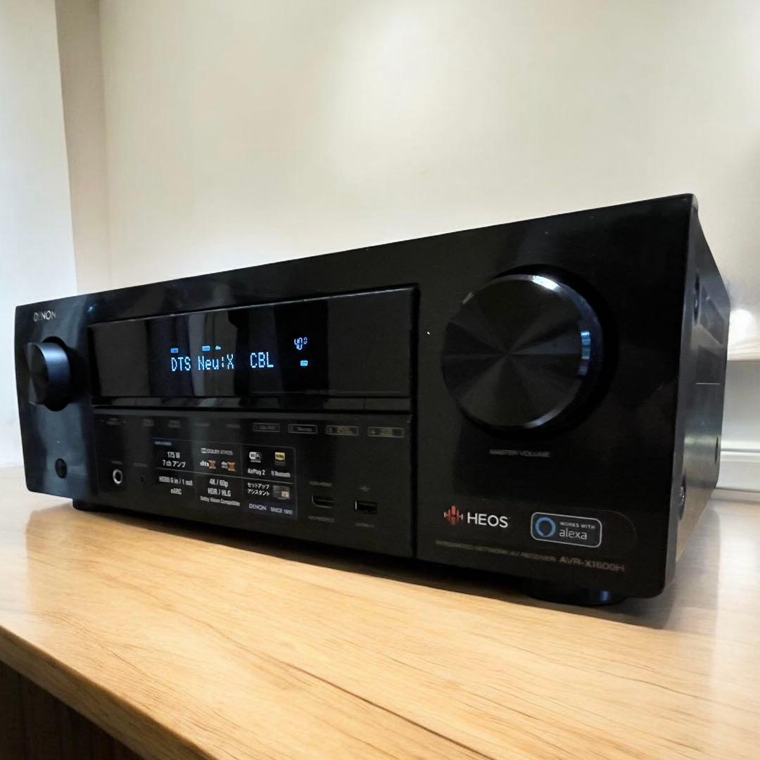 DENON デノン AVR-X1600H AVアンプ 【21年製】