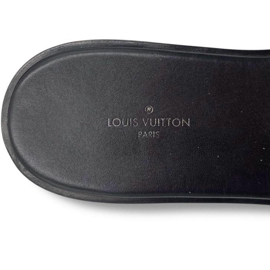 美品 ルイヴィトン モノグラム サンダル ミュール ロックイット 38 人気