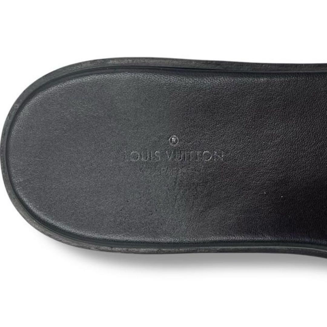 美品 ルイヴィトン モノグラム サンダル ミュール ロックイット 38 人気