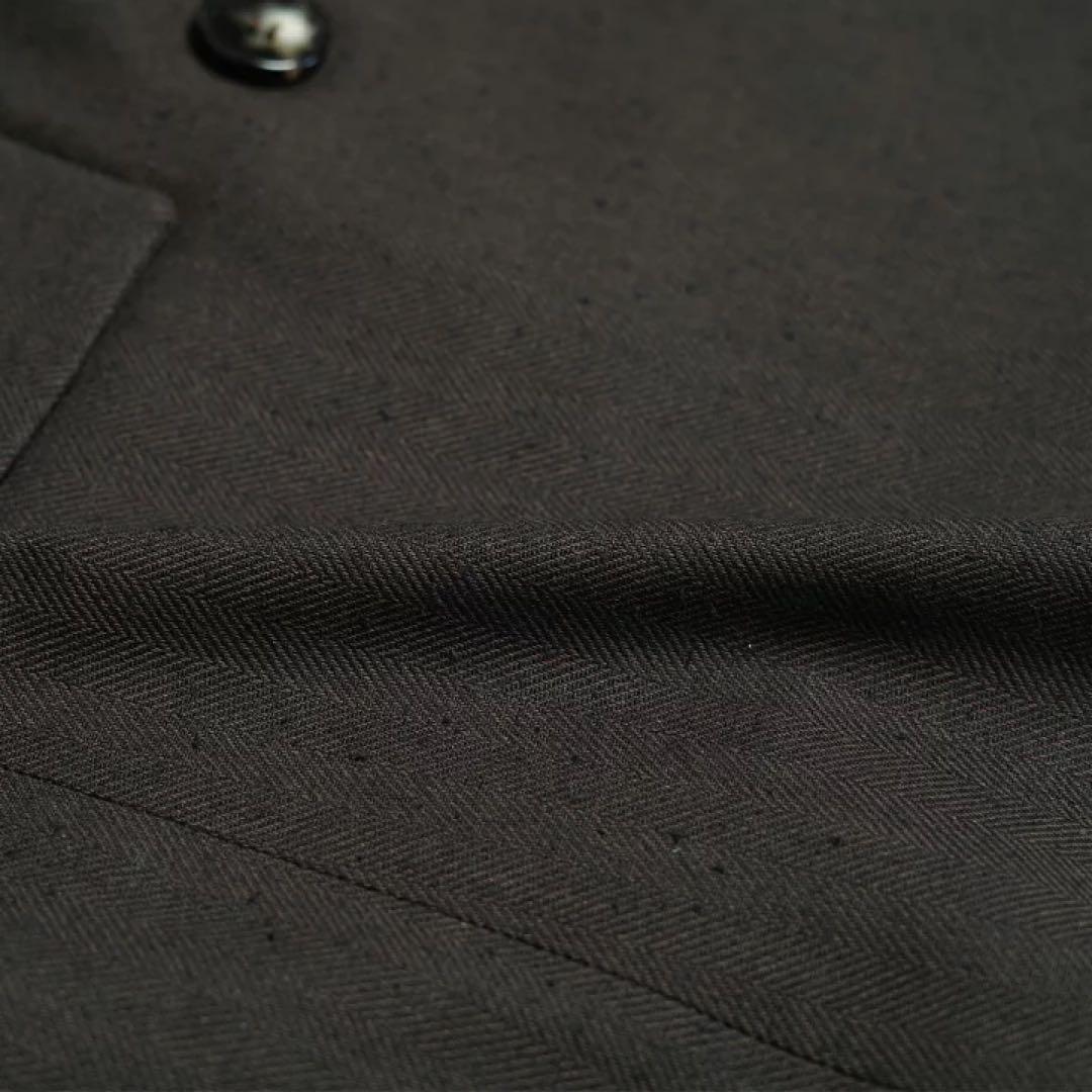 サクラ SACRA シルク コットン ヘリンボーン ジャケット