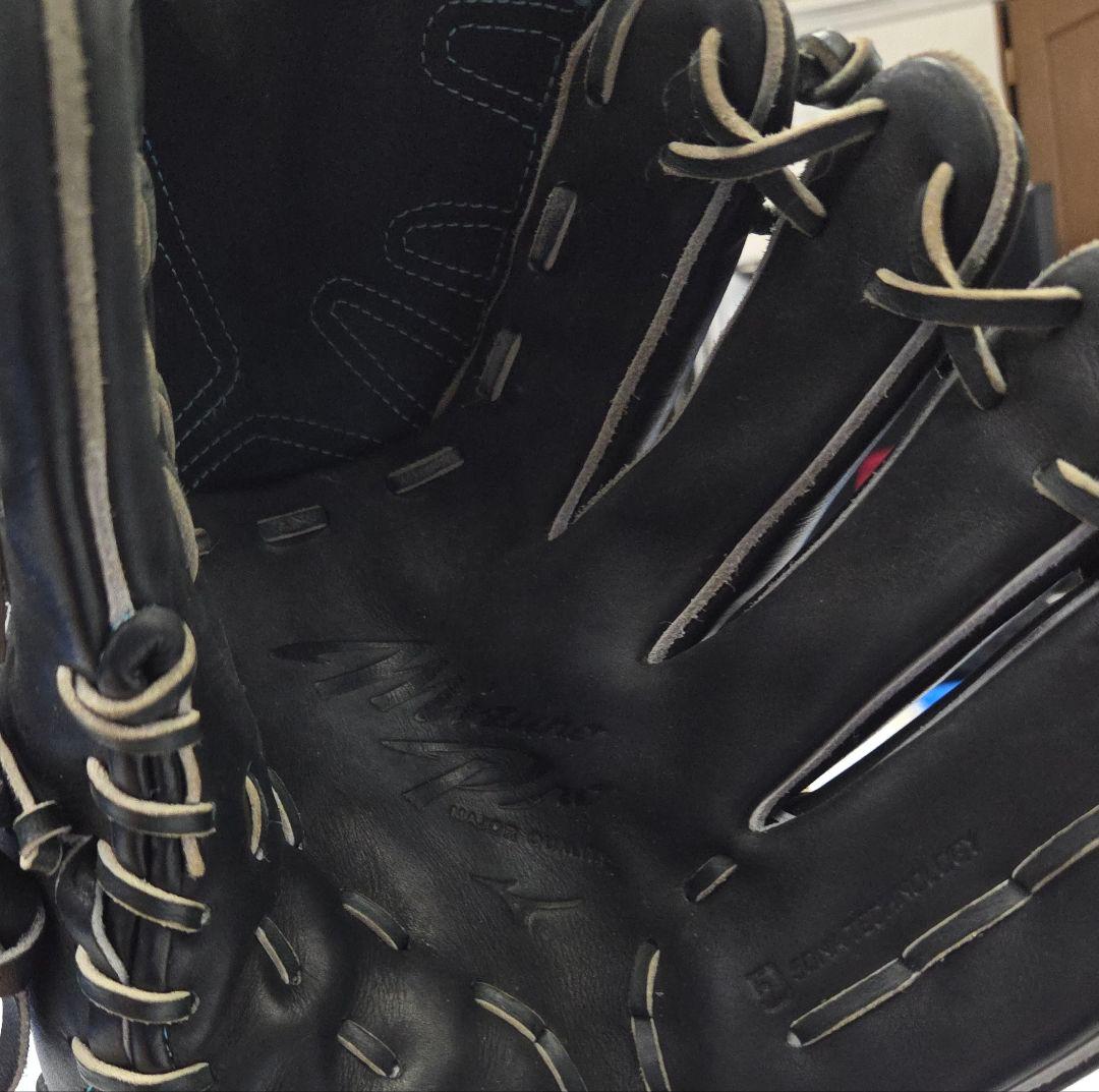 ミズノプロ　軟式　投手用　ダイバーシティブルー