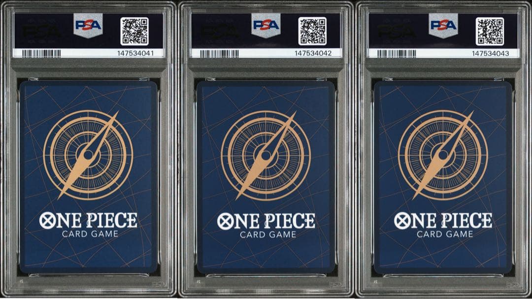 ワンピース　3rdanniversary set PSA10 3連番　3兄弟