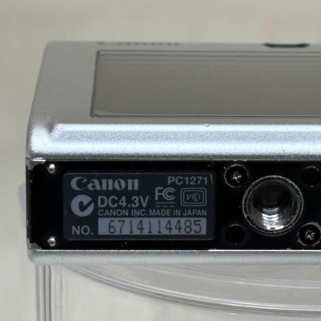 Canon カメラ　IXY 20IS PC1271 シルバー　 コンデジ　動作品