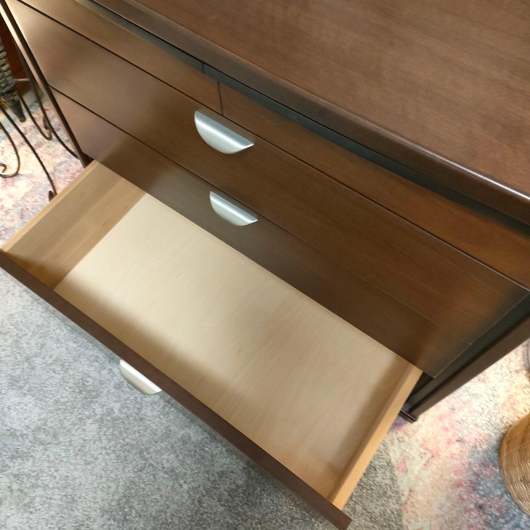 高級 木製チェスト ブラウン モダン