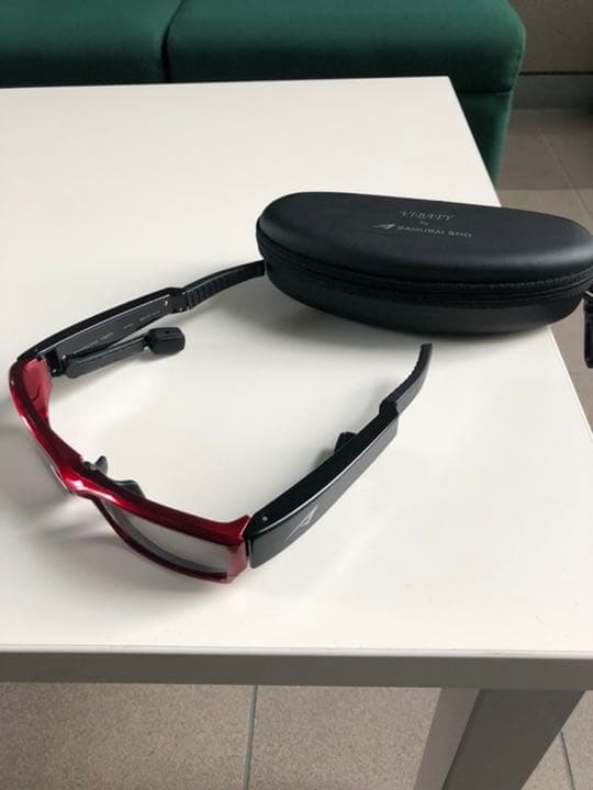 サムライ翔／VIBATY骨伝導サングラス、レッド