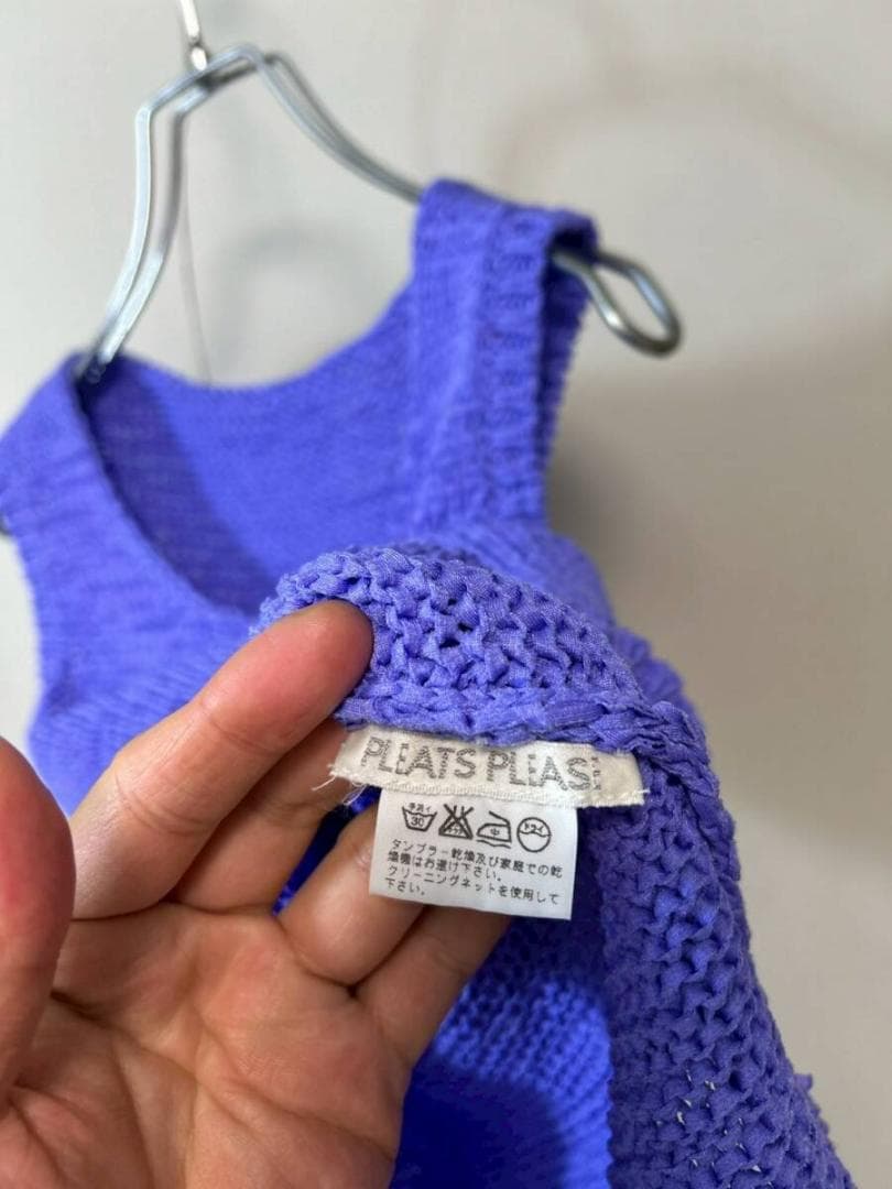 ISSEY MIYAKE PLEATS PLEASE ノースリーブチュニック