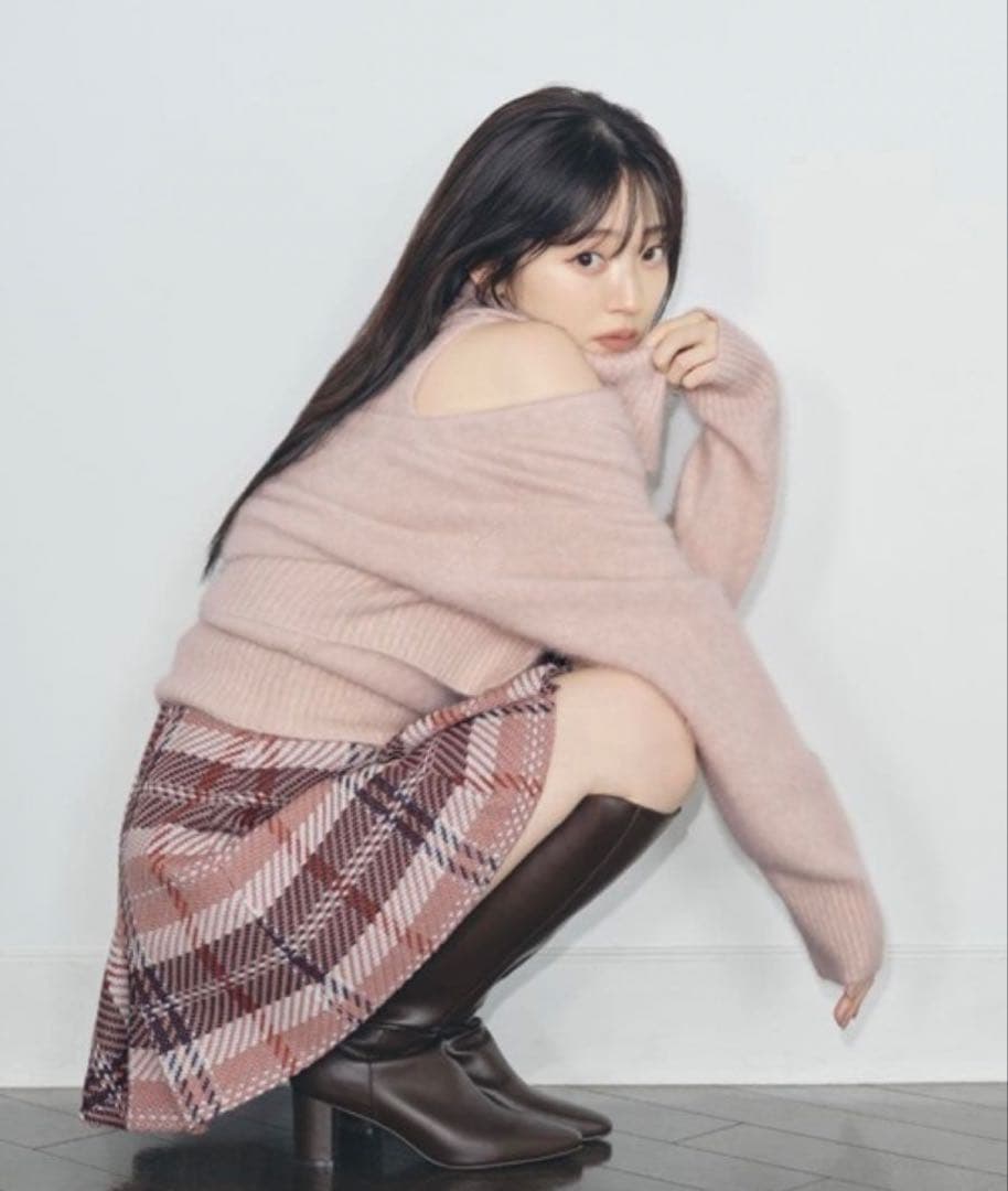 【2/13購入 ねむい】snidel ロービングチェックミニスカート