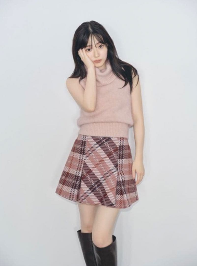 【2/13購入 ねむい】snidel ロービングチェックミニスカート