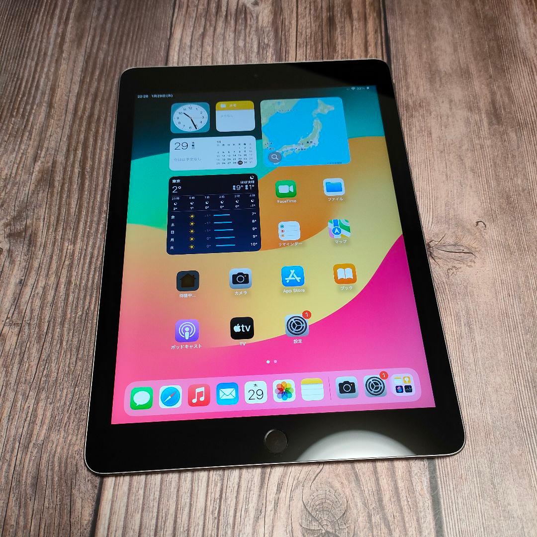 iPad 第6世代 128GB スペースグレー 美品