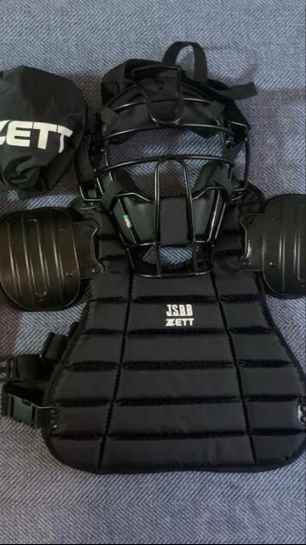 ZETT 少年軟式審判用 防具セット