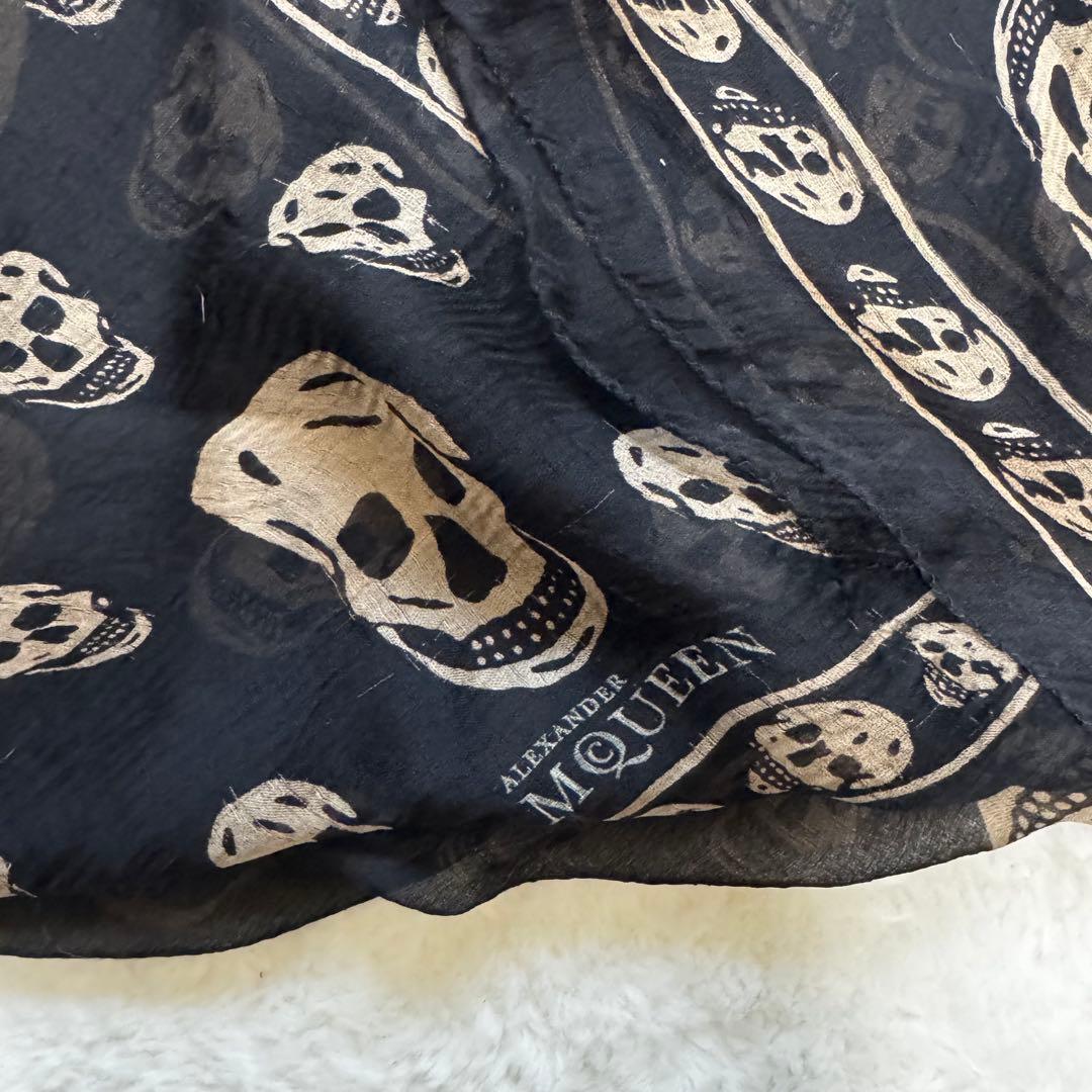 小物 Alexander Mcqueen skull stole archive