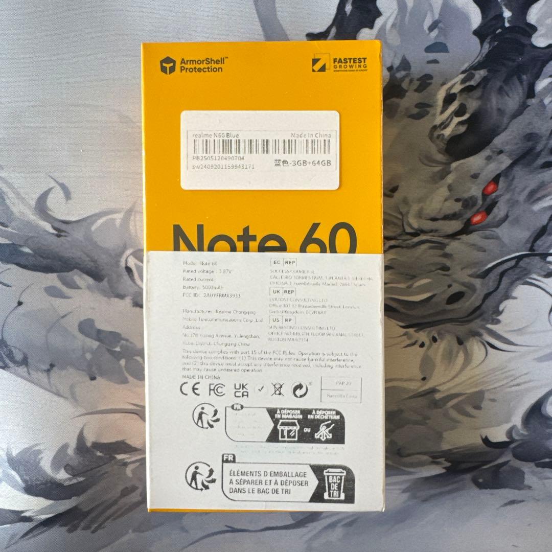 realme Note 60 本体 3GB/64GB Blue