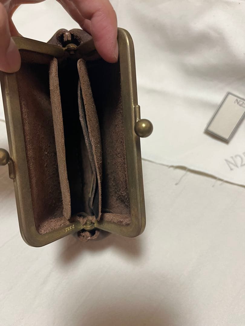 N25がま口財布　未使用に近い