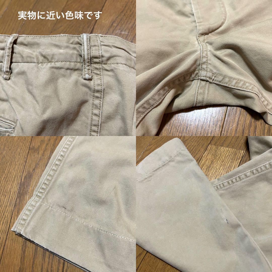 W85-股下68cm！RRL ダブルアールエル 古着ミリタリーチノトラウザーズ