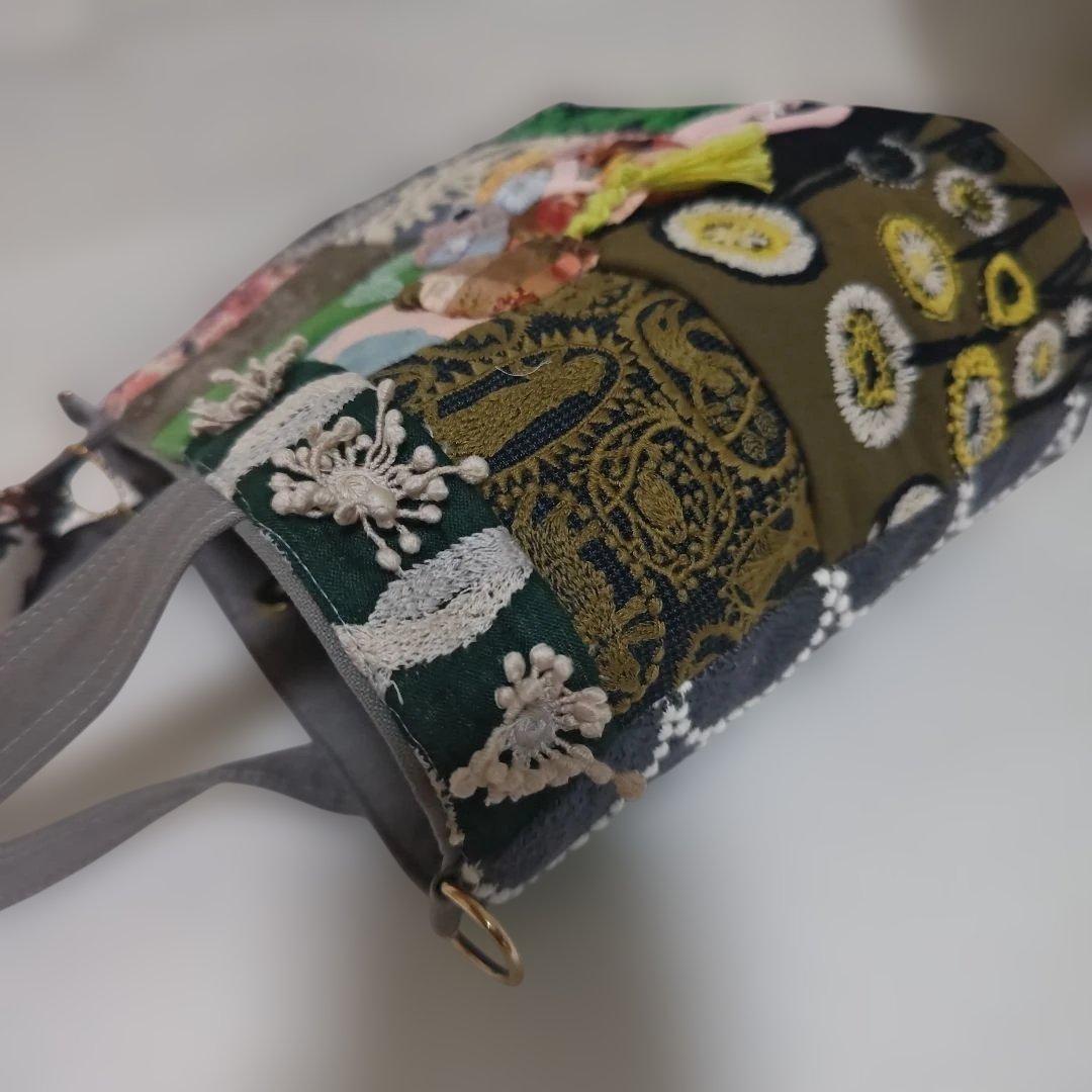 ハンドメイド　ミナペルホネン　スーちゃんバッグ