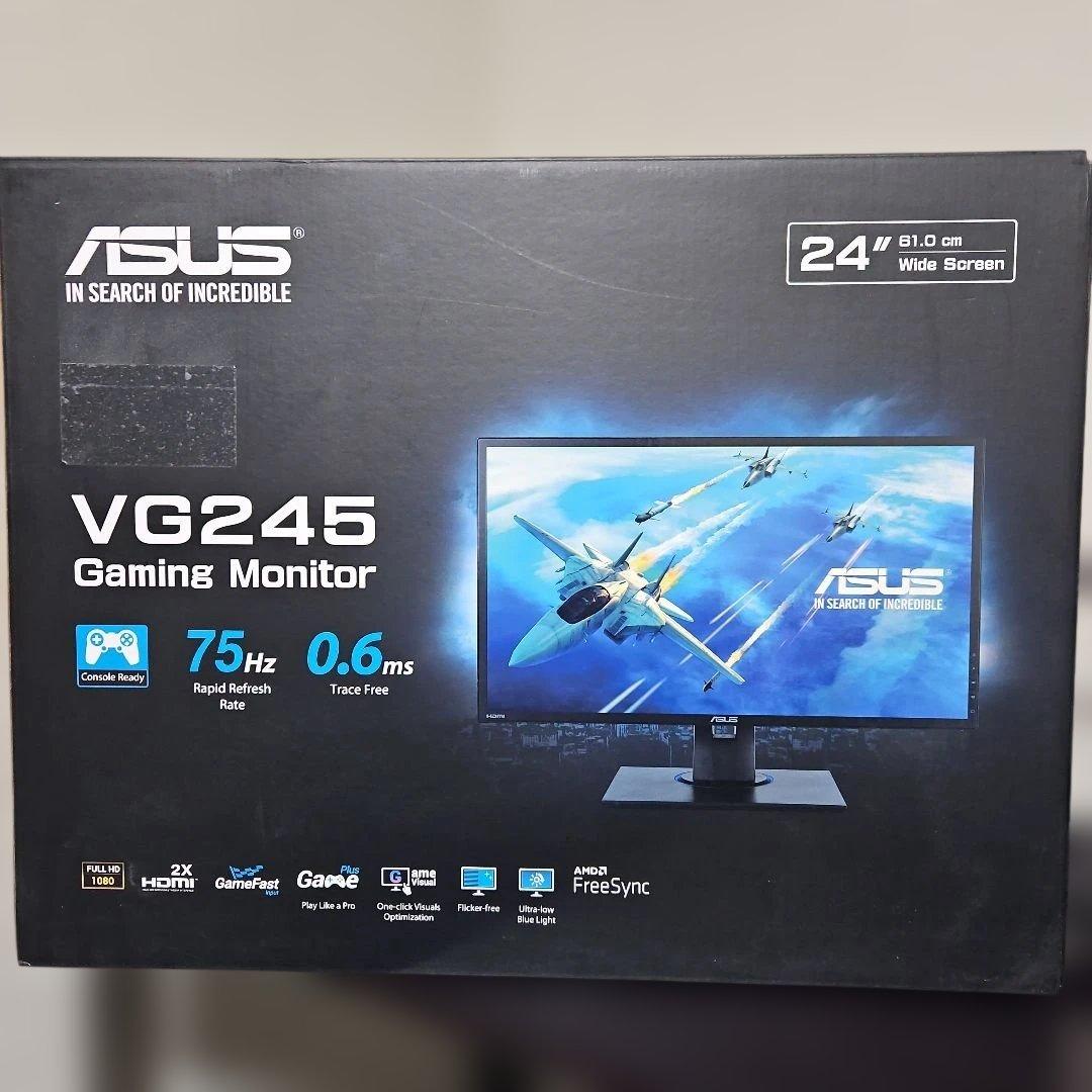 ASUS VG245 24インチ ゲーミングモニター 本体