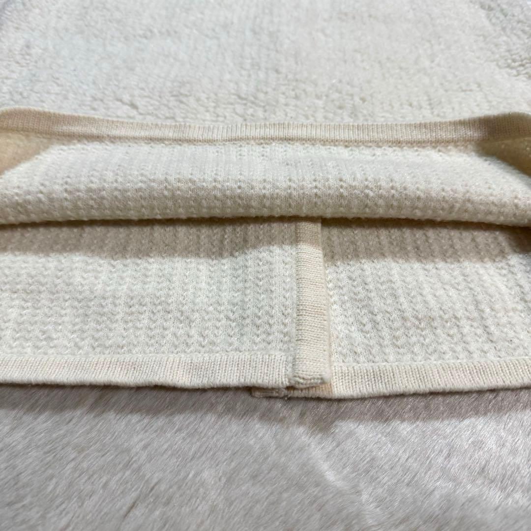 【未使用級】ADAWAS ホワイト ニットベスト