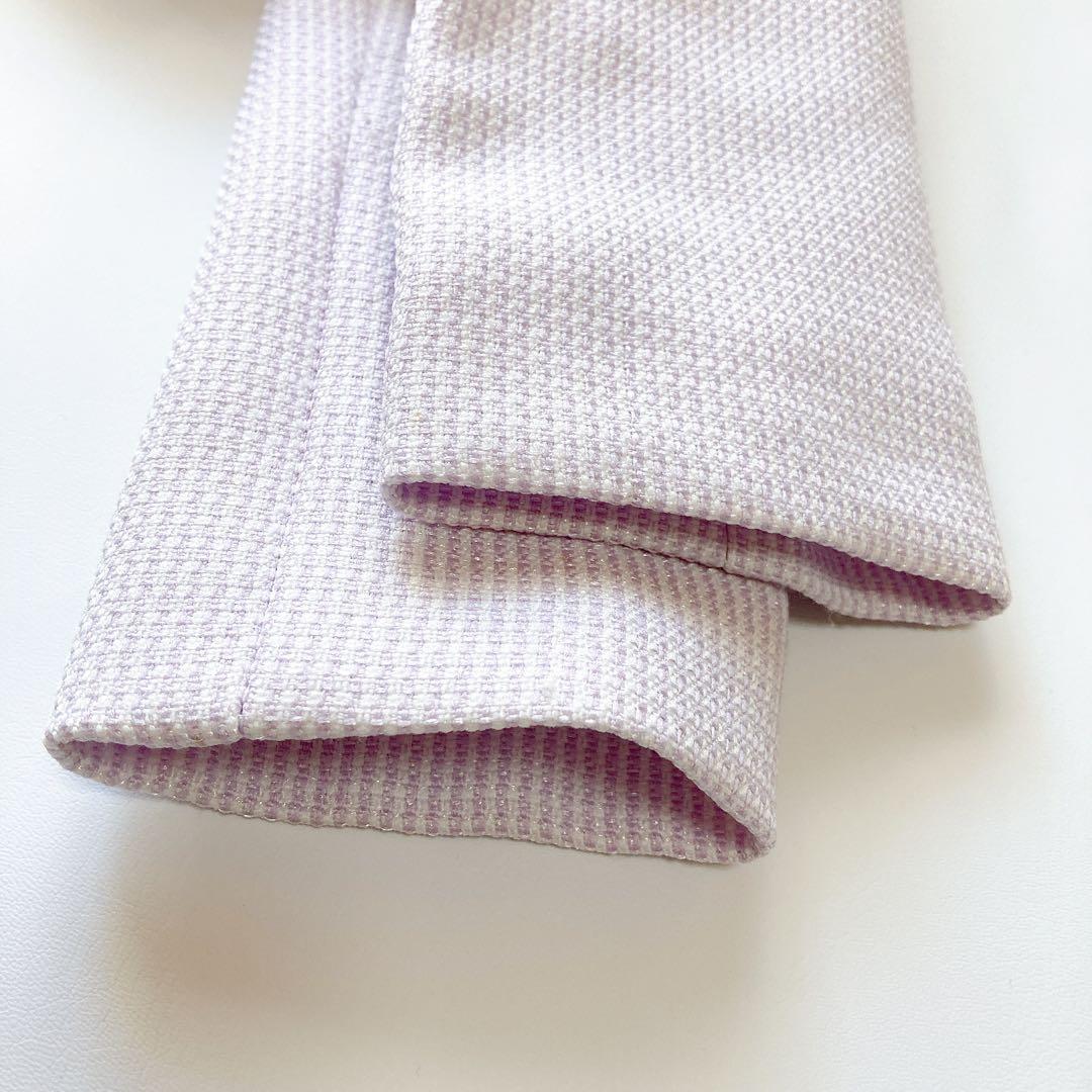 130size ラベンダー×花柄 セレモニー 入学 卒園 発表会 フォーマル