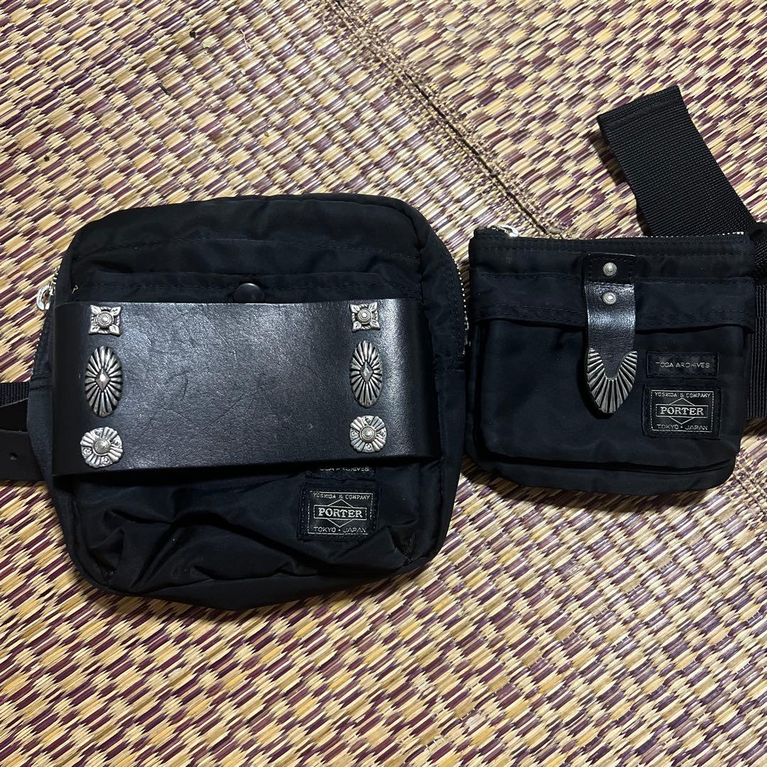 最終値下げ　TOGA×PORTER ベルトバック　ウエストポーチ ブラック