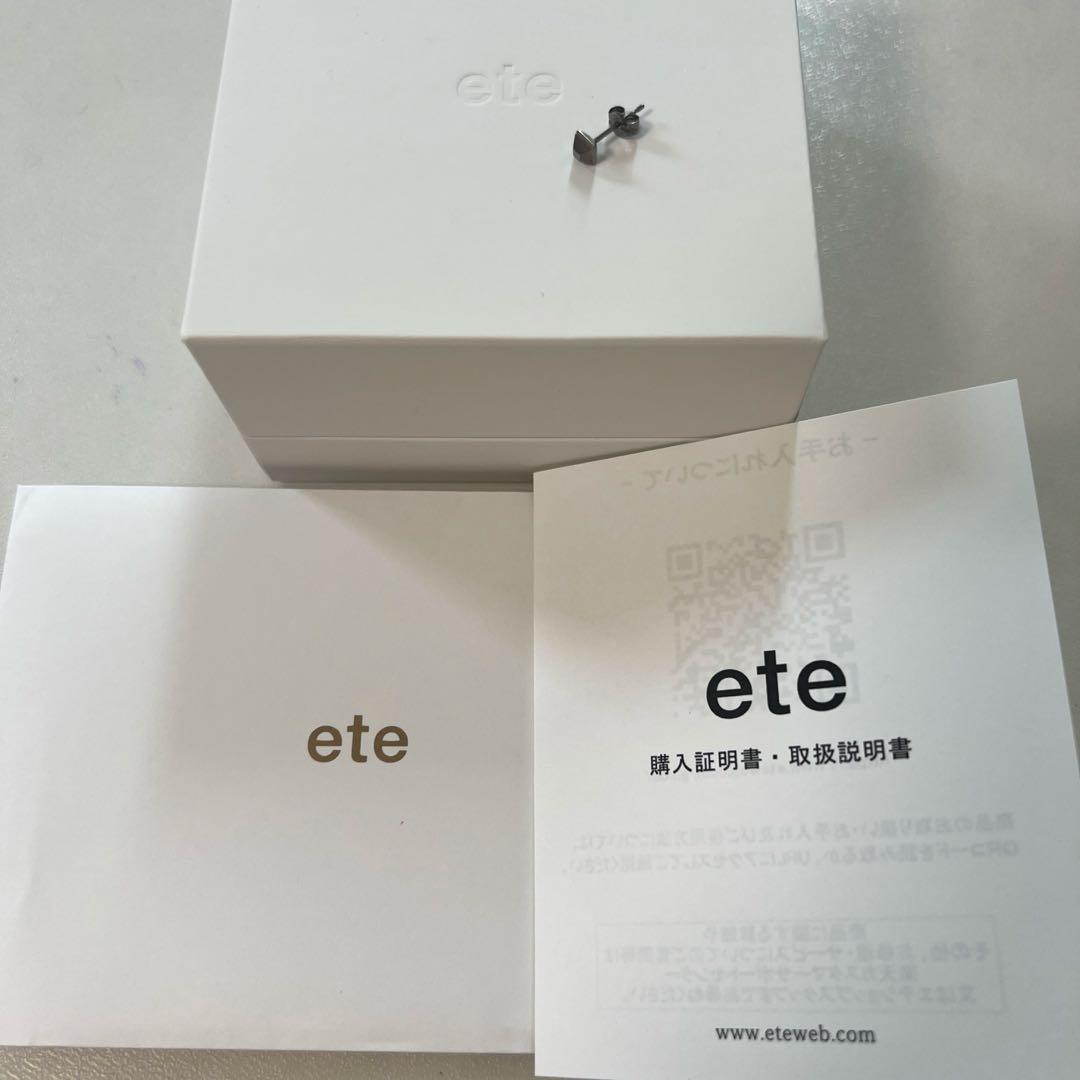 ete スタッズ　ピアス