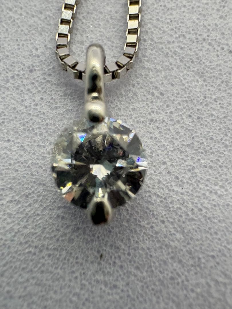 も*ん様 (鑑定書付き) ハイクラスダイヤモンド付きネックレス　pt850 pt