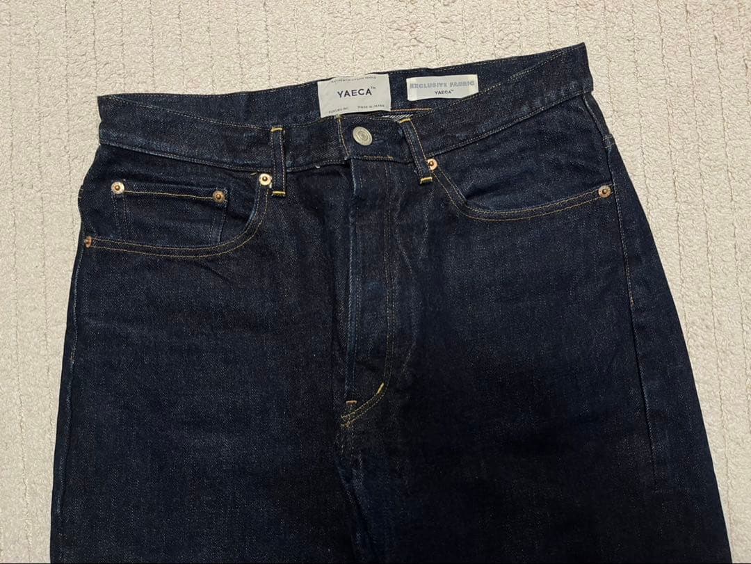 YAECA ヤエカ WIDE TAPERED DENIM(10-14W)デニム