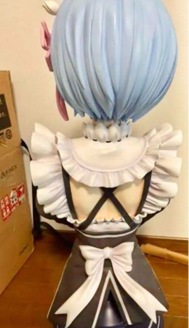 本日特別値下げ Re:ゼロ リゼロ レム 1/1 胸像フィギュア スタチュー