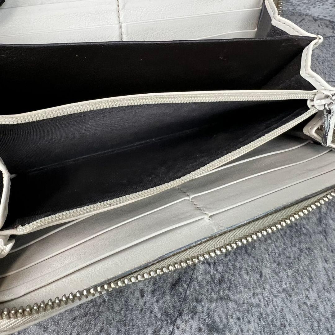 GUCCI インターロッキング GG レザー ラウンド長財布