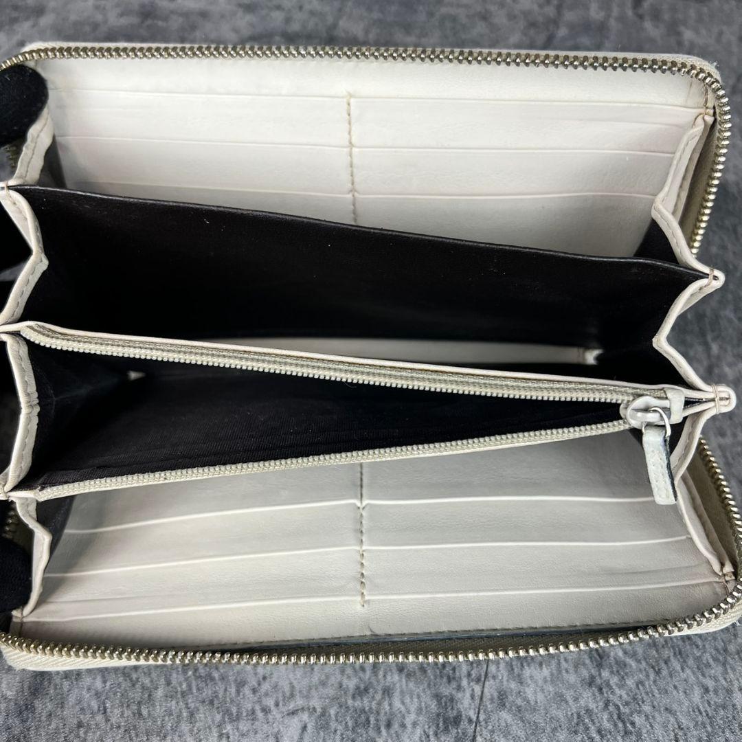 GUCCI インターロッキング GG レザー ラウンド長財布