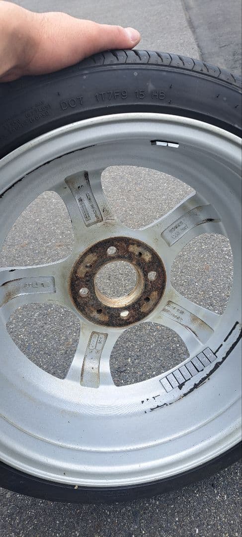 ステルスレーシング　k36　16インチ 　6j タイヤセット