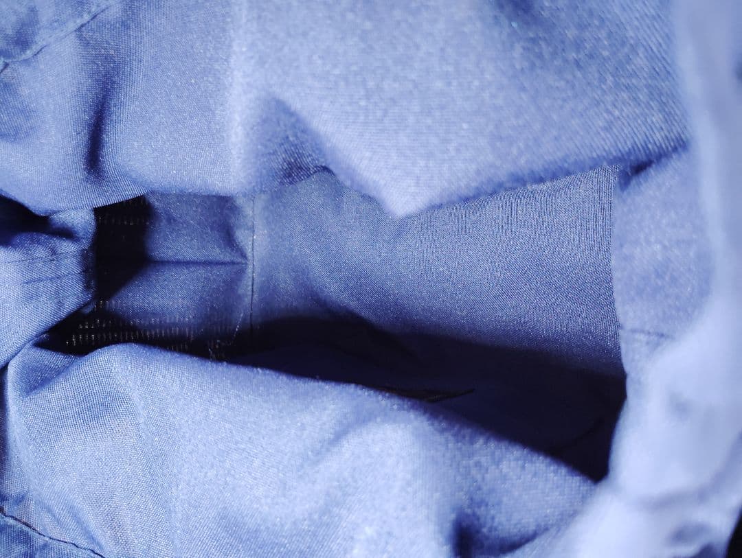 【3573】TOCCAラタン 巾着 カゴバッグ リボンチャーム ネイビー