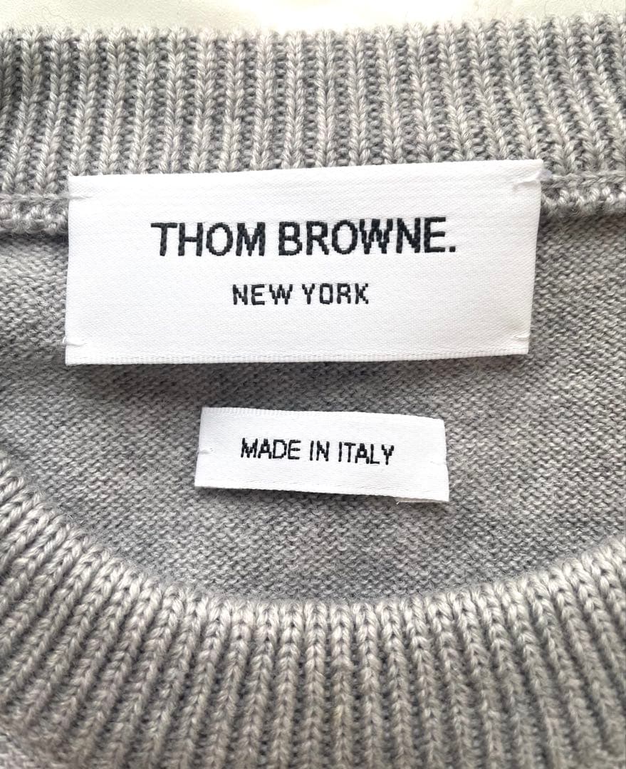 ケ*ン様 THOM BROWNE トムブラウン ウールセーター ニット 2 イタ