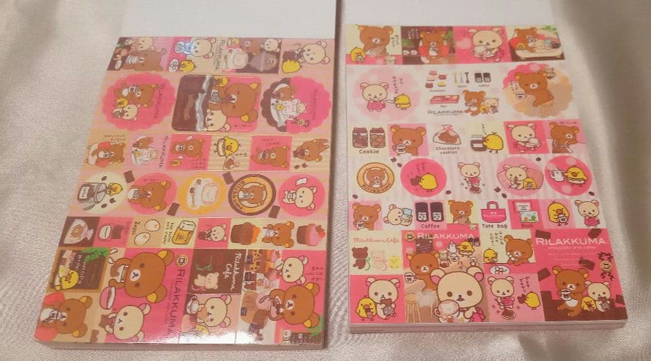 サンエックス　リラックマ　メモパッドセット　シール有り【平成　女児　ファンシー】