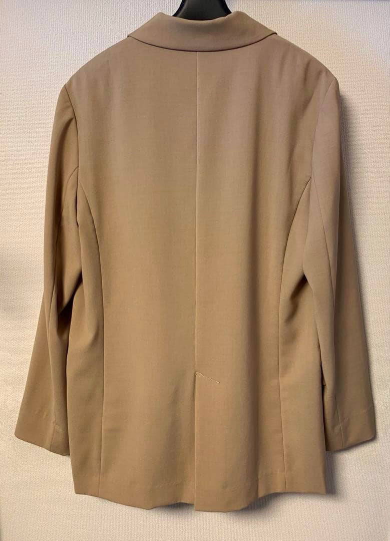 ストレッチツイルテーラードジャケット キャメル RIVE DROITE